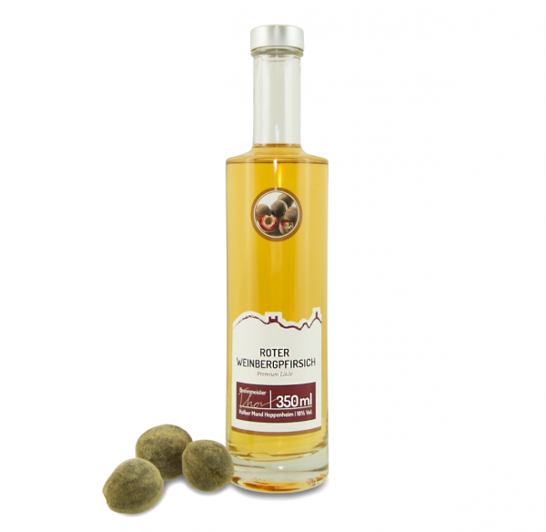 Roter Weinbergpfirsich Premium Likör 18% Alk. Vol.